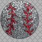 Baseball Faux Sequins Ready to Press Transfer DTF Sublimation