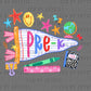 Pre-K Back to School Girly Ready to Press DTF Transfers Sublimation Transfers