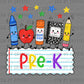 Pre-K Back to School Ready to Press DTF Transfers Sublimation Transfers