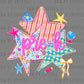 Pre-K Girly Stars Back to School Ready to Press DTF Transfers Sublimation Transfers
