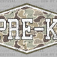 Pre-K Camo Back to School Ready to Press DTF Transfers Sublimation Transfers