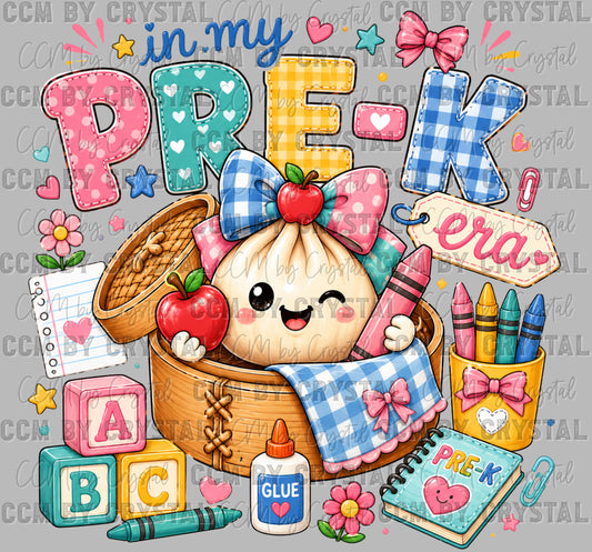 Pre-K Era Back to School Era Back to School Ready to Press DTF Transfers Sublimation Transfers