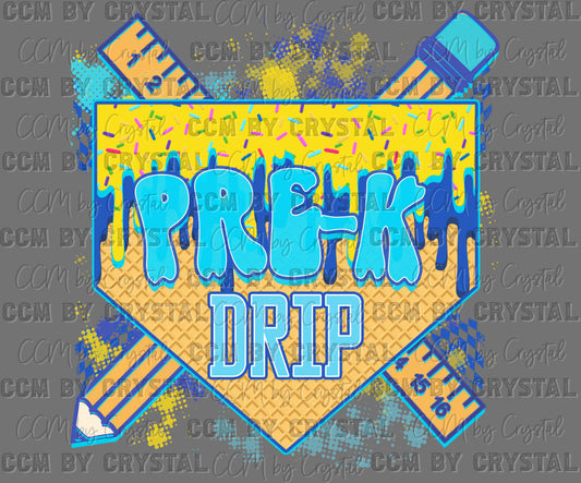 Pre-K Grade Baseball Grade Ready to Press DTF Transfers Sublimation Transfers