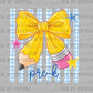 Pre-K Bow Back to School Ready to Press DTF Transfers Sublimation Transfers