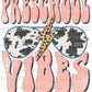 Preschool Vibes Cow Print Cowhide Ready to Press Transfer