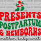 Presents Postpartum and Newborns Mother Baby Unit MBU Christmas Ready to Press Transfer DTF Transfer Sublimation Transfer