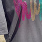 Mama 11" 4-Color Ready to Press Spangle Transfer Bling Transfer Sparkle Transfer
