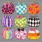 Halloween Colorful Pumpkins Ready to Press DTF Transfers Sublimation Transfers