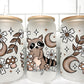 Stay Wild Racoon UV DTF Transfer 16oz Libby Glass Can Wrap Ready to Apply