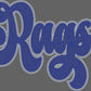 Rags 11" Wide 2- Color Spangle Ready to Press Spangle Transfer Sparkle Bling