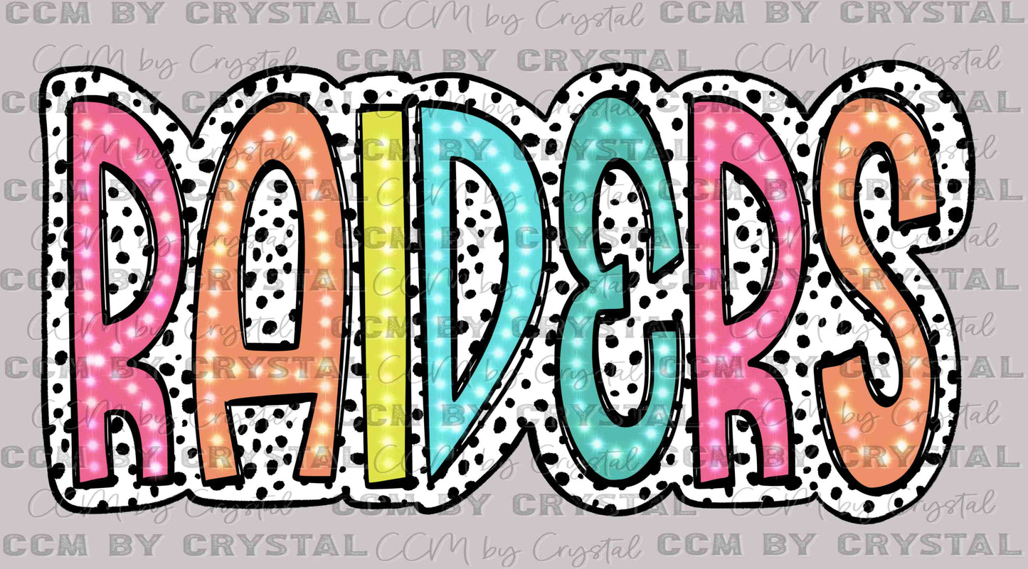 Raiders Colorful Ready to Press Transfer