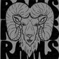 Rams Mascot Sports Ready to Press Transfer DTF Transfer Sublimation Transfer