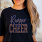 Ranger Cheer 2-Color Approximately 11" wide Spangle Transfer