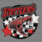 Rattlers Faux Glitter Red Ready to Press DTF Transfers Sublimation Transfers