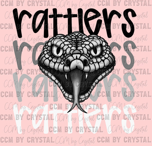 Rattlers Ready to Press DTF Transfers