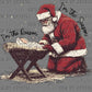Christmas Manger Santa Ready to Press Transfer DTF Transfer Sublimation Transfer