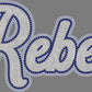 Rebels 11" 3-Color Ready to Press Spangle Transfer Bling Transfer Sparkle Transfer