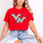 Victoria West Warriors Faux Glitter T-Shirt