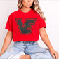 Victoria East Titans Faux Glitter T-Shirt