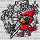 Red Birds Mascot Ready to Press Transfer DTF Transfer Sublimation Transfer