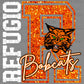 Refugio Bobcats Faux Glitter Ready to Press Instant Peel DTF Transfers