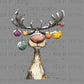 Silly Reindeer Christmas Ready to Press Instant Peel DTF Transfers Sublimation Transfers