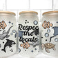 Respect the Locals Summer Ocean UV Transfer 16oz Libby Glass Can Wrap Ready to Apply