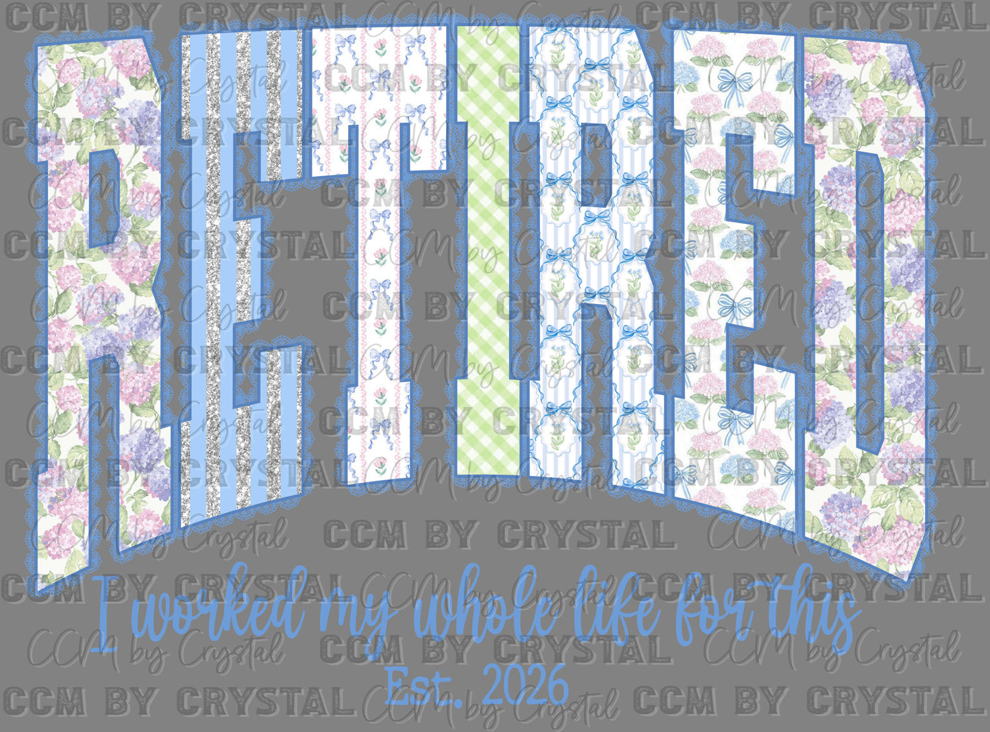 Retired I Worked my Whole Life for This Ready to Press DTF Transfers Sublimation Transfers