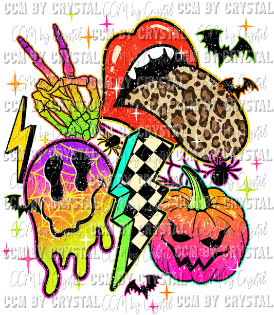 Retro Halloween Ready to Press Transfer
