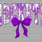 Rockets Mascot Ready to Press Transfer DTF Transfer Sublimation Transfer