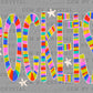 Rockets Doodle Ready to Press Transfer Direct to Film DTF Transfers