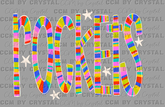 Rockets Doodle Ready to Press Transfer Direct to Film DTF Transfers