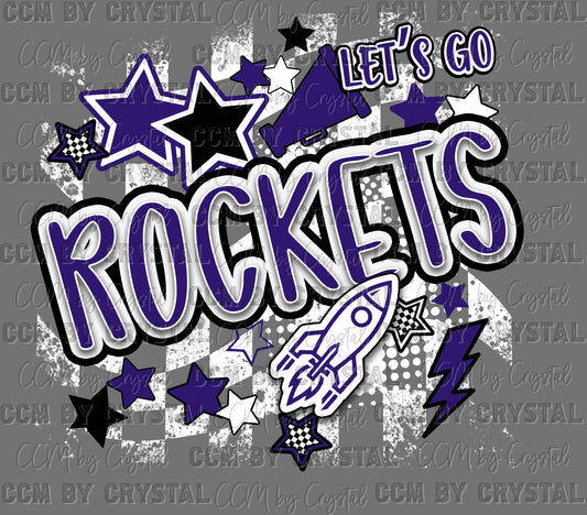 Rockets Ready to Press DTF Transfers