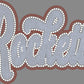 Rockettes 3 Color Approximately 11" wide Spangle Transfer