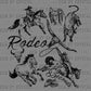 Western Rodeo Ready to Press Instant Peel DTF Transfers Sublimation Transfers