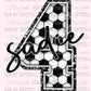 Personalized Soccer Faux Chenille Letter and Mascot Name Ready to Press Transfer DTF Transfer Sublimation Transfer