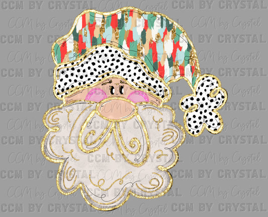 Santa Christmas Ready to Press Transfer DTF Transfer Sublimation Transfer