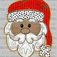 Christmas Dark Santa Ready to Press Transfer DTF Transfer Sublimation Transfer