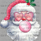 Christmas Santa Bubble Ready to Press Transfer DTF Transfer