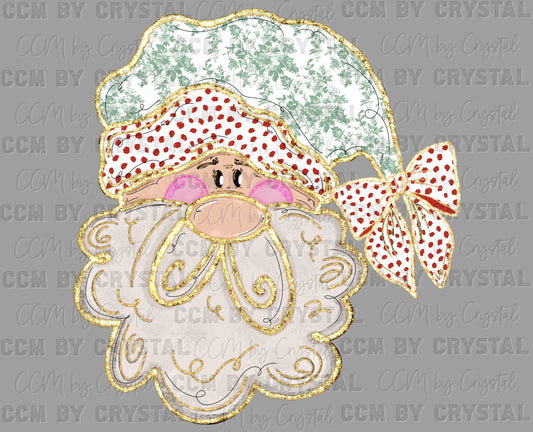 Santa Christmas Ready to Press Transfer DTF Transfer Sublimation Transfer