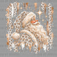 Leopard Santa Christmas Ready to Press DTF Transfers