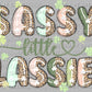 Sassy little Lassy St Patrick's Day Ready to Press Transfer DTF Transfer Sublimation Transfer