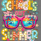 School's Out for Summer Last Day of School Ready to Press Transfer DTF Transfer Sublimation Transfer