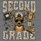 Second 2nd Camo Deer Back to School Ready to Press DTF Transfers Sublimation Transfers