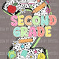 Back to School Second Grade Ready to Press Transfer