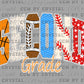 Second Grade Back to School Sports Ready to Press Transfer DTF Transfer