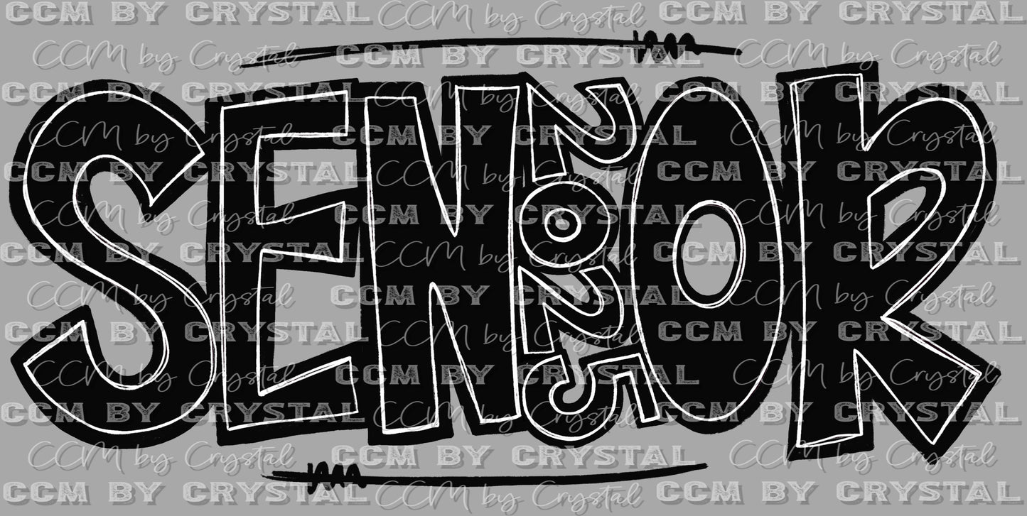 Senior 2025 Ready to Press Transfer DTF Transfer Sublimation Transfer