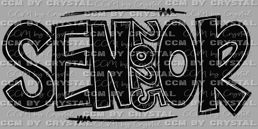 Senior 2025 Ready to Press Transfer DTF Transfer Sublimation Transfer