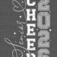 Senior Cheer Mom 2026 Silver Black Ready to Press Transfer Instant Peel DTF Transfer