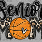 Senior Mom Basketball Ready to Press Transfer DTF Transfer Sublimation Transfer